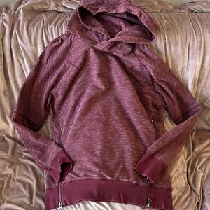 Lululemon Women’s Heathered Burgundy Hooded Sweatshirt